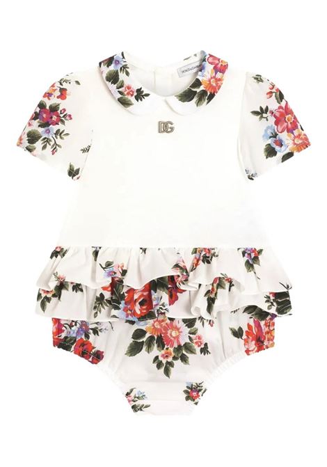 Abito con stampa DOLCE & GABBANA KIDS | L21O9O G7PZMS9000